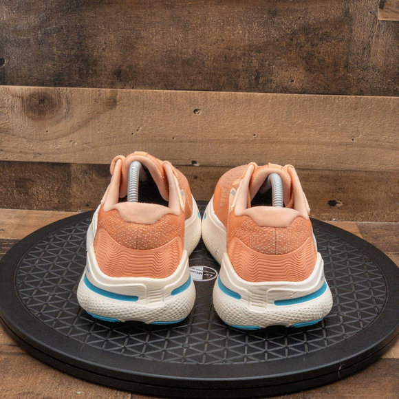 BROOKS GHOST MAX WOMENS ATHLETIC SHOES MELON ORANGE RUNNING GYM TRAIN SIZE 10.5B - Picture 7 of 9